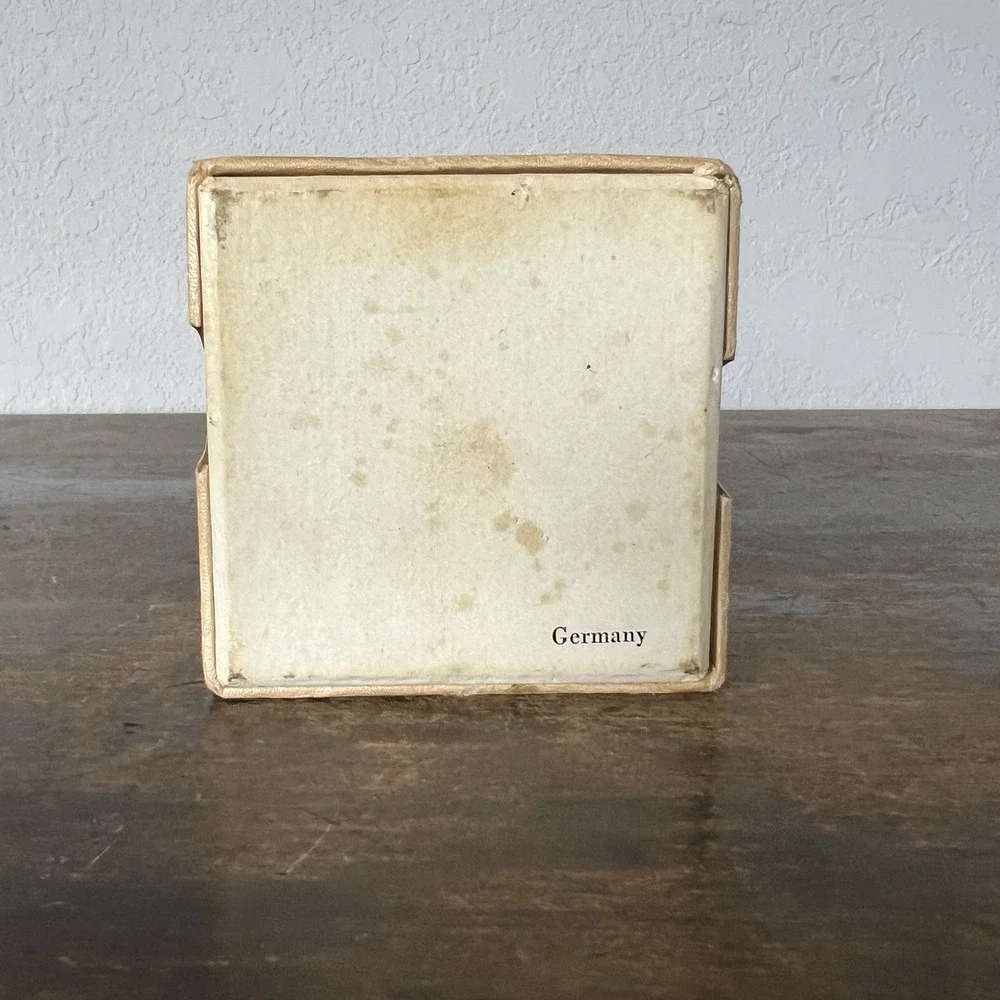 VTG MCM Phinney Walker Traveling Folding Alarm Clock In Box Germany‎ UNTESTED
